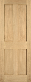 Oak Shaker 4 Panel Door